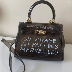 Small clear handbag